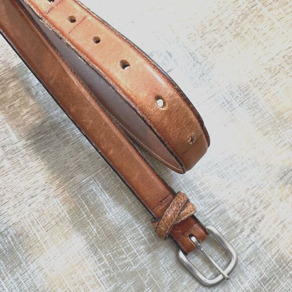 CHRISTIAN DIORVintage Tan Leather Belt Men’s 40 / Large Office Preppy Classic